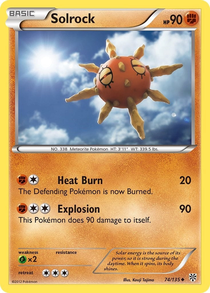 Image for Solrock (Plasma Storm) (74/135) - Pokemon
