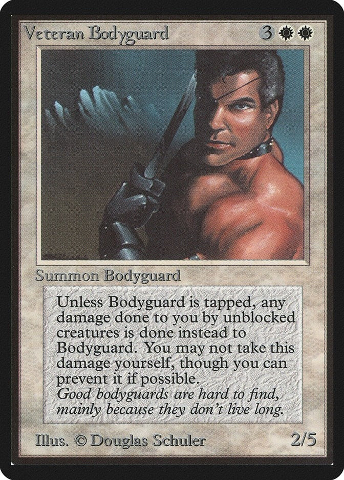 Image for Veteran Bodyguard (Beta Edition) - Magic: The Gathering