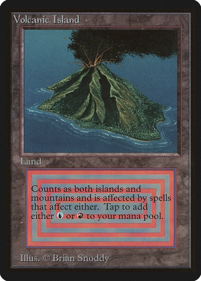 Image for Volcanic Island (Beta Edition) - Magic: The Gathering