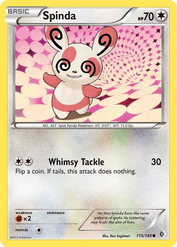 Image for Spinda (Boundaries Crossed) (115/149) - Pokemon