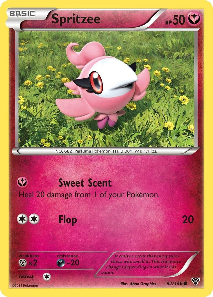 Image for Spritzee (XY Base Set) (92/146) - Pokemon