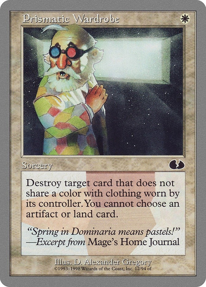 Image for Prismatic Wardrobe (Unglued) (12) - Magic: The Gathering