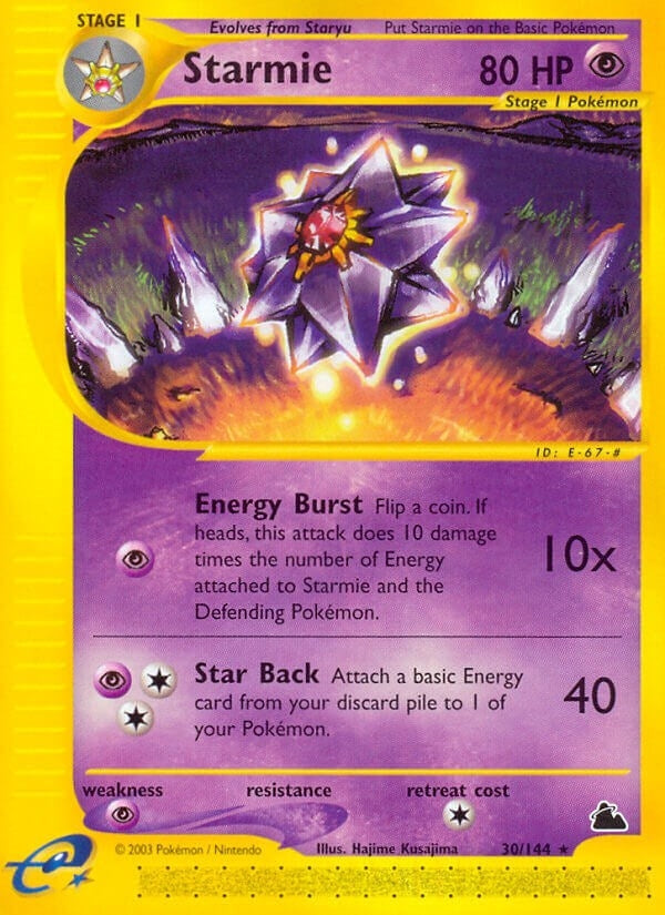 Image for Starmie (30) (Skyridge) (030/144) - Pokemon