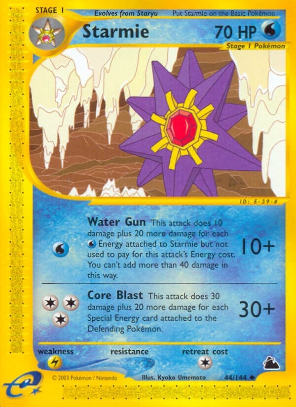 Image for Starmie (44) (Skyridge) (044/144) - Pokemon