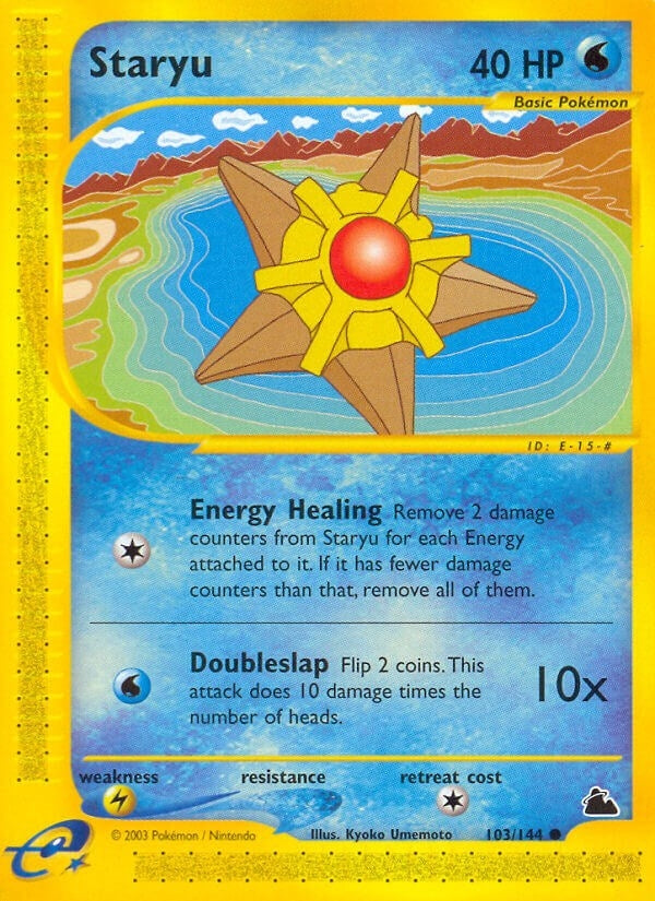 Image for Staryu (103) (Skyridge) (103/144) - Pokemon