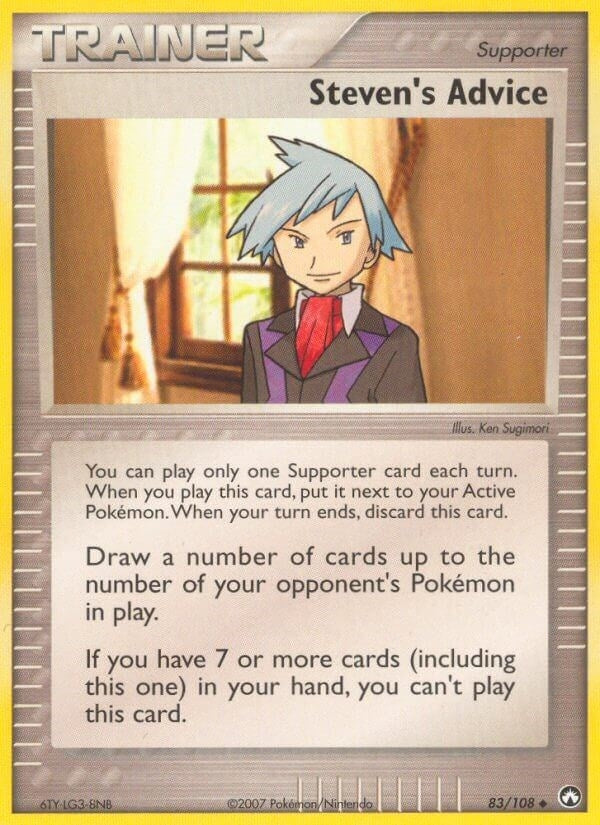 Image for Steven's Advice (Power Keepers) (83/108) - Pokemon