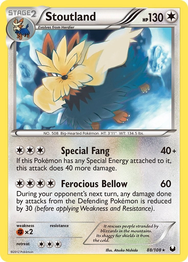Image for Stoutland (Dark Explorers) (88/108) - Pokemon