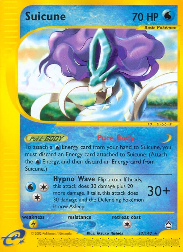 Image for Suicune (Aquapolis) (037/147) - Pokemon