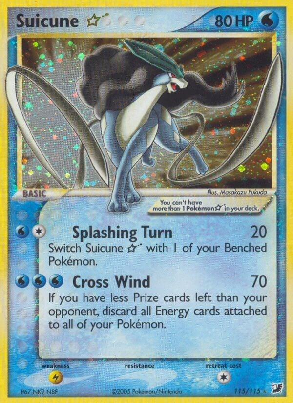 Image for Suicune Star (Unseen Forces) (115/115) - Pokemon