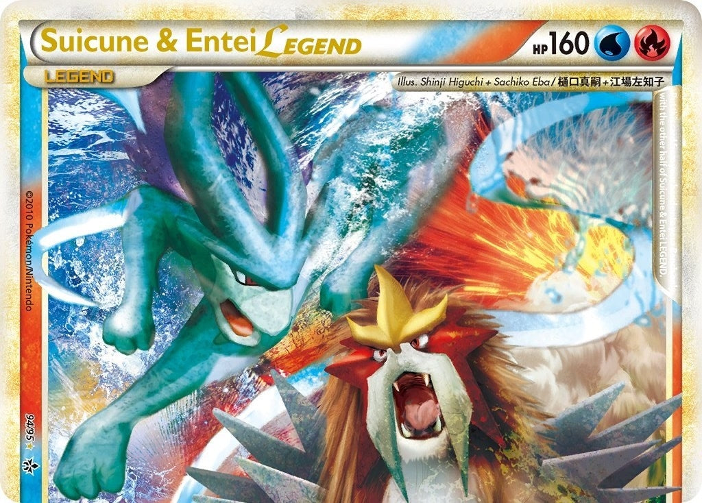 Image for Suicune & Entei Legend (Top) (Unleashed) (94/95) - Pokemon