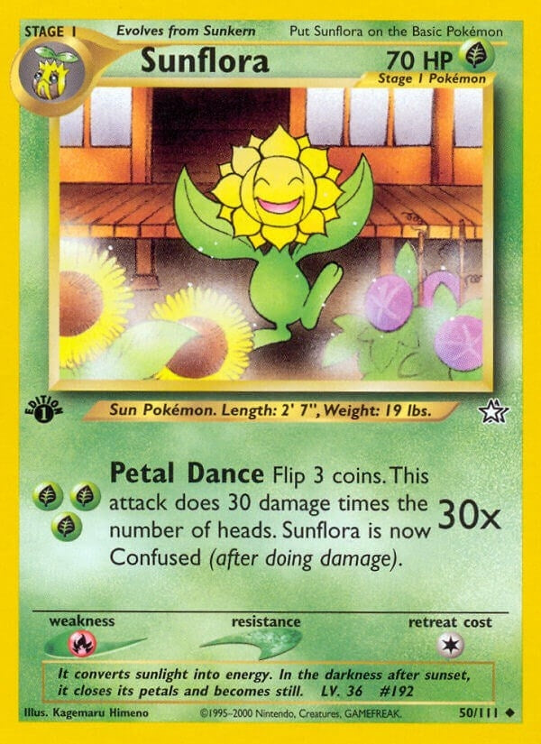 Image for Sunflora (Neo Genesis) (050/111) - Pokemon