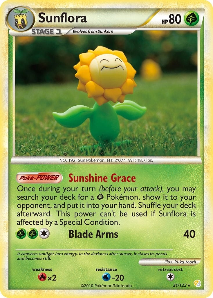 Image for Sunflora (HeartGold SoulSilver) (31/123) - Pokemon