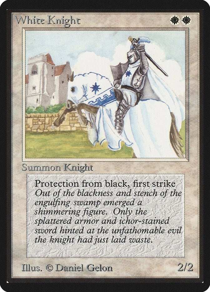 Image for White Knight (Beta Edition) - Magic: The Gathering