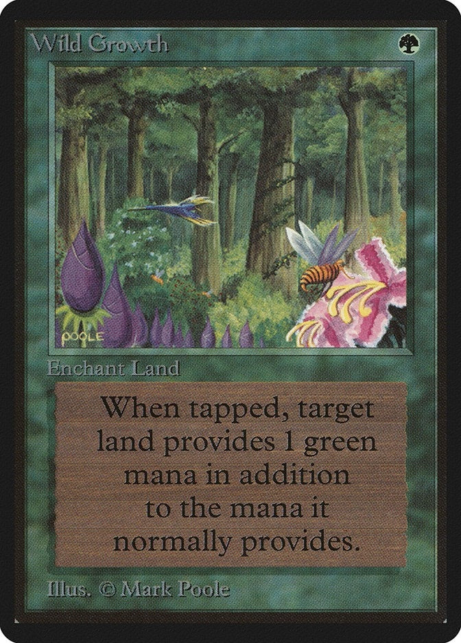 Image for Wild Growth (Beta Edition) - Magic: The Gathering