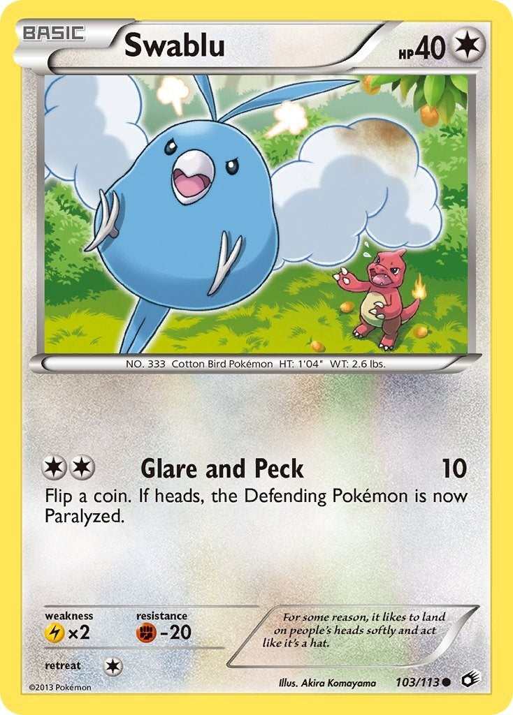 Image for Swablu (Legendary Treasures) (103/113) - Pokemon