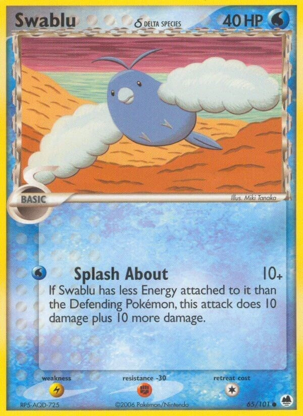 Image for Swablu (Delta Species) (Dragon Frontiers) (65/101) - Pokemon