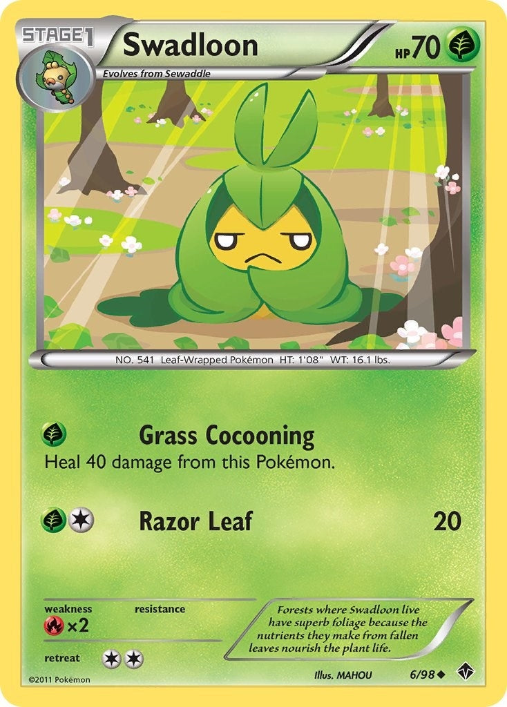 Image for Swadloon (6) (Emerging Powers) (6/98) - Pokemon