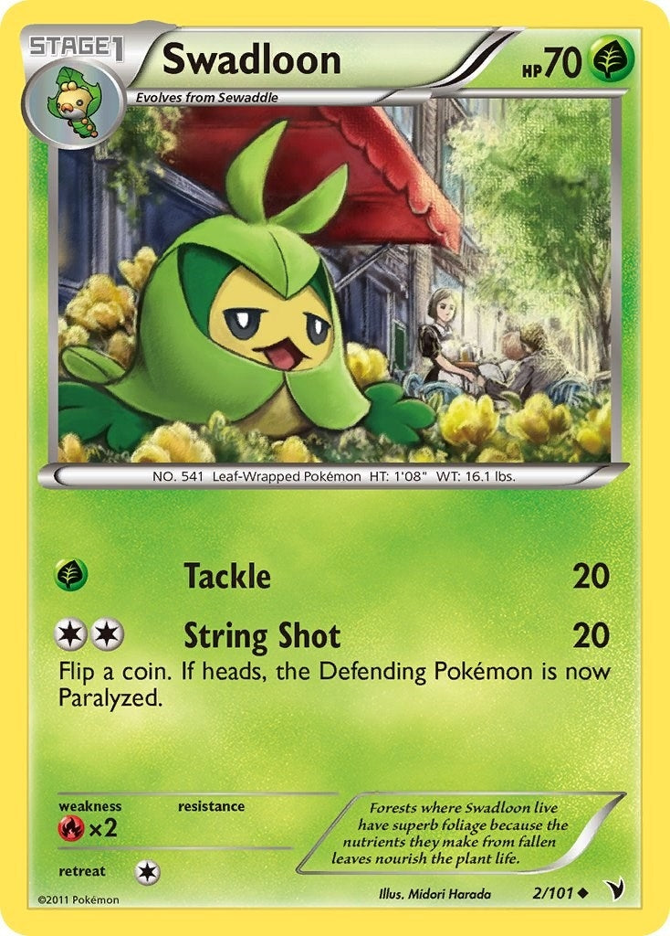 Image for Swadloon (Noble Victories) (2/101) - Pokemon