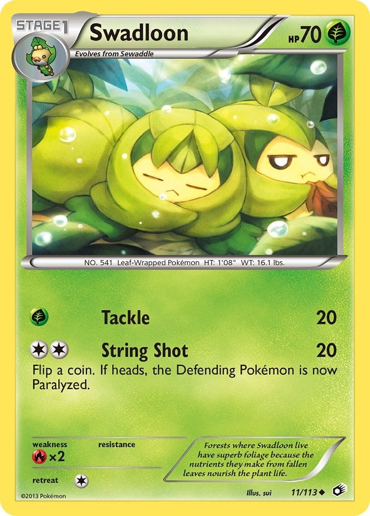 Image for Swadloon (Legendary Treasures) (11/113) - Pokemon