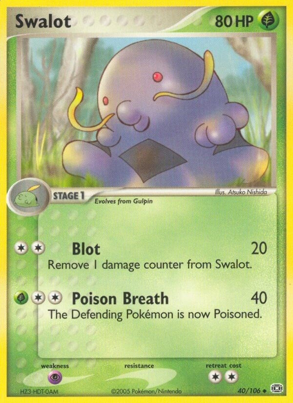 Image for Swalot (Emerald) (40/106) - Pokemon