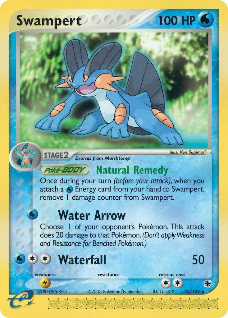Image for Swampert (Ruby and Sapphire) (23/109) - Pokemon
