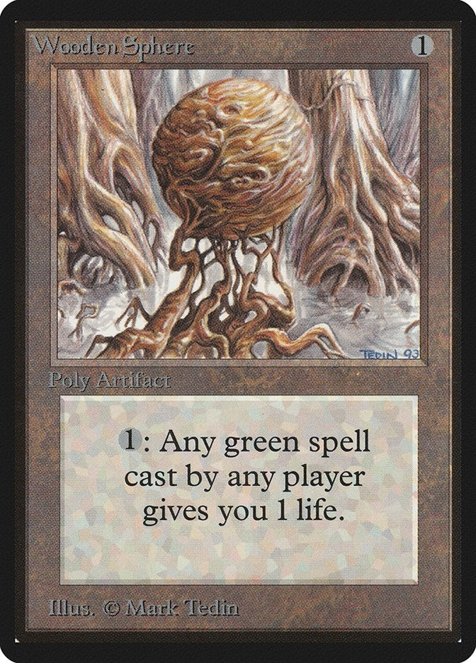 Image for Wooden Sphere (Beta Edition) - Magic: The Gathering
