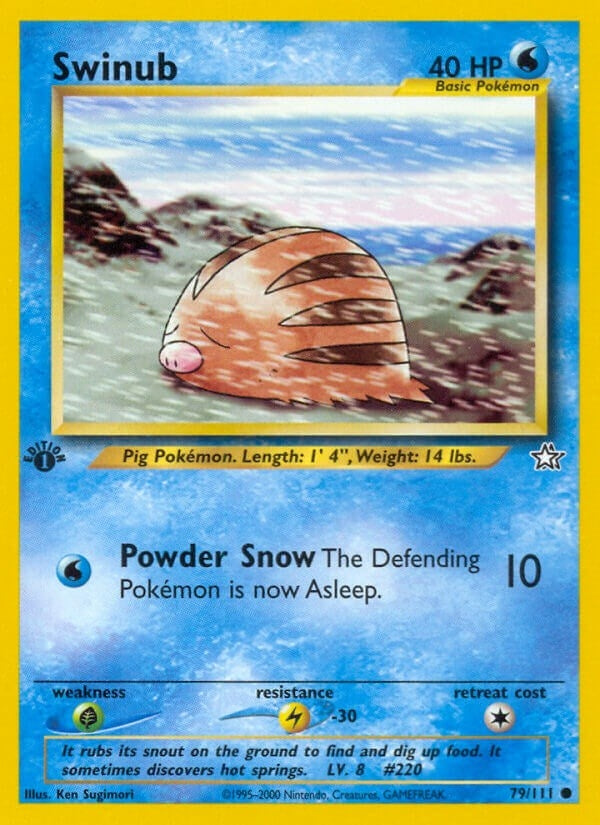 Image for Swinub (Neo Genesis) (079/111) - Pokemon