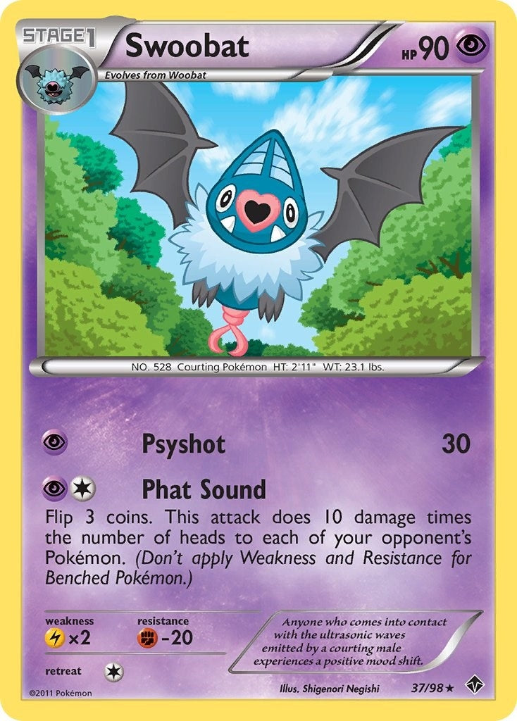 Image for Swoobat (Emerging Powers) (37/98) - Pokemon