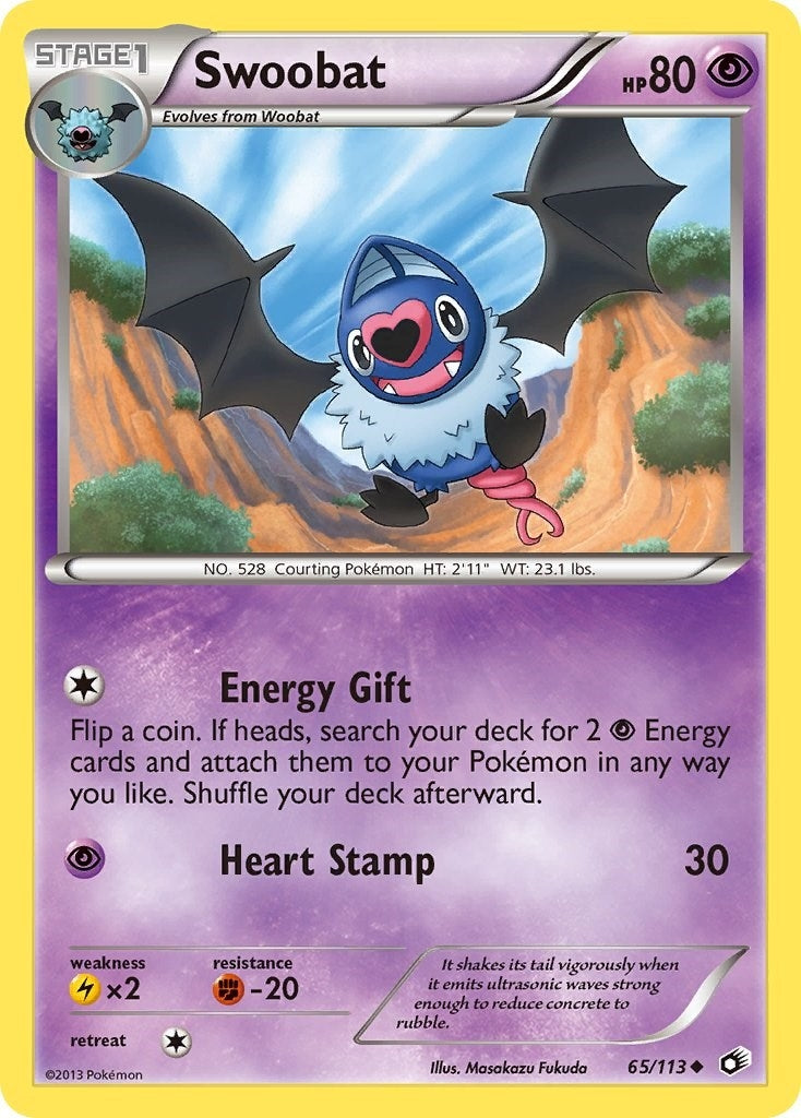 Image for Swoobat (Legendary Treasures) (65/113) - Pokemon