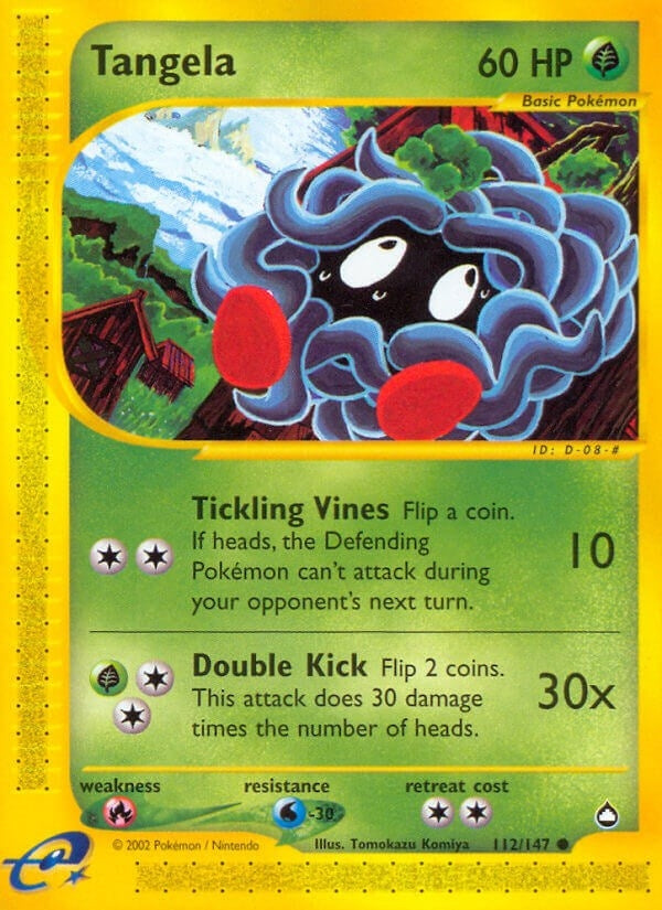Image for Tangela (Aquapolis) (112/147) - Pokemon