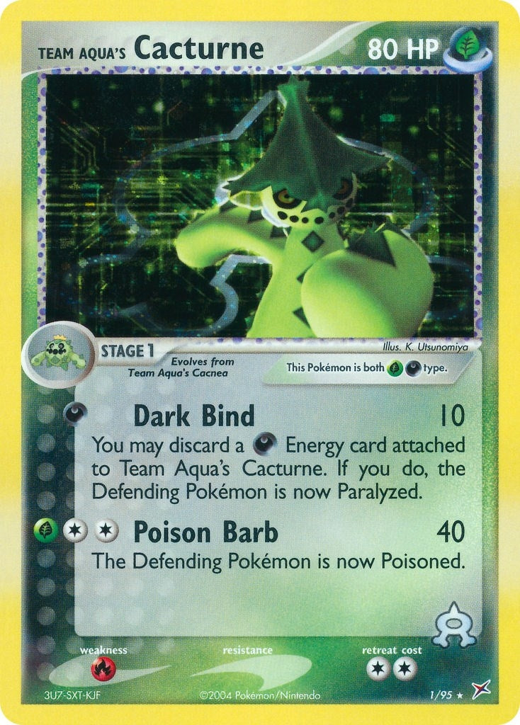 Image for Team Aqua's Cacturne (Team Magma vs Team Aqua) (1/95) - Pokemon