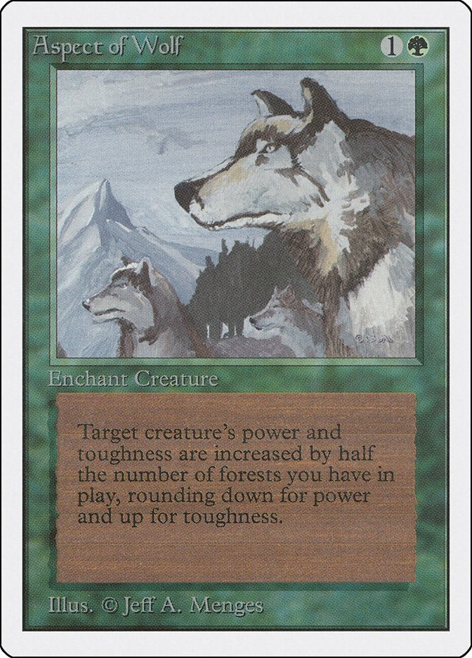 Image for Aspect of Wolf (Unlimited Edition) - Magic: The Gathering