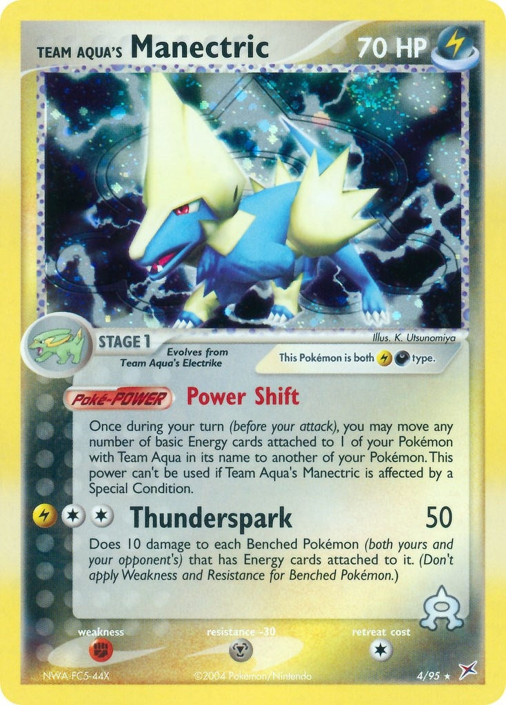 Image for Team Aqua's Manectric (Team Magma vs Team Aqua) (4/95) - Pokemon