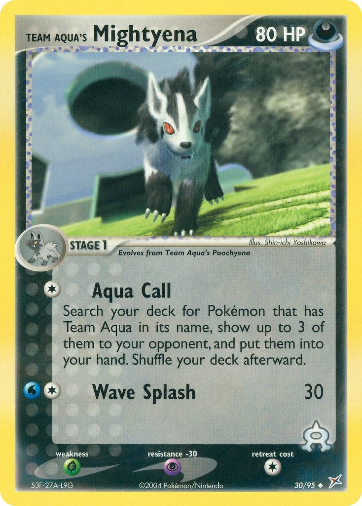 Image for Team Aqua's Mightyena (Team Magma vs Team Aqua) (30/95) - Pokemon