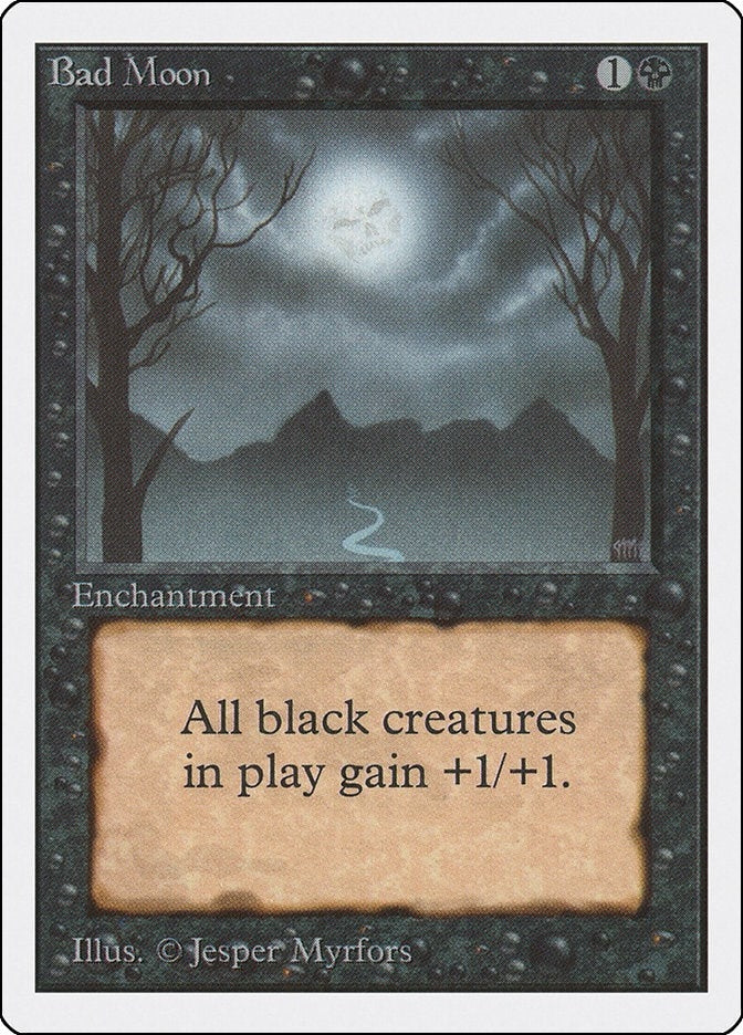 Image for Bad Moon (Unlimited Edition) - Magic: The Gathering