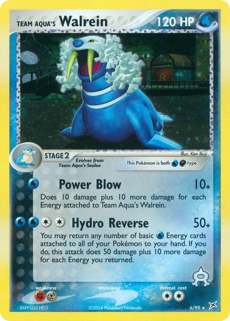 Image for Team Aqua's Walrein (Team Magma vs Team Aqua) (6/95) - Pokemon