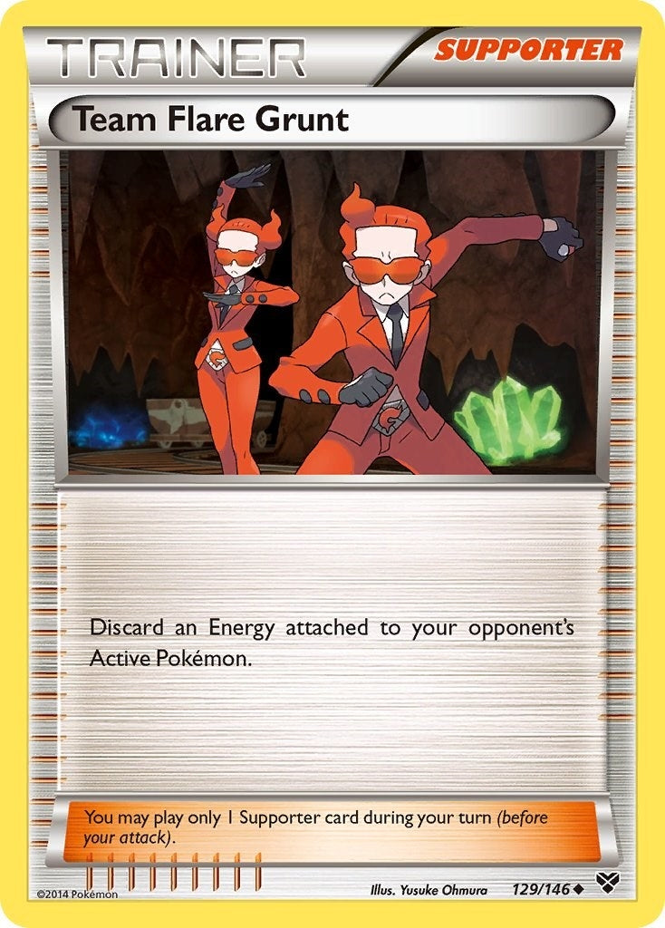 Image for Team Flare Grunt (XY Base Set) (129/146) - Pokemon