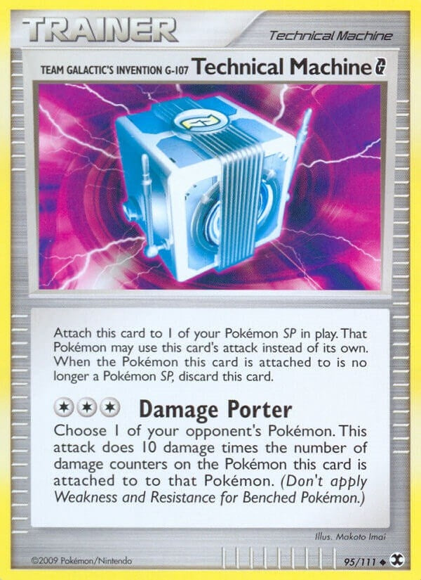 Image for Team Galactic's Invention G-107 Technical Mach. G (Rising Rivals) (95/111) - Pokemon