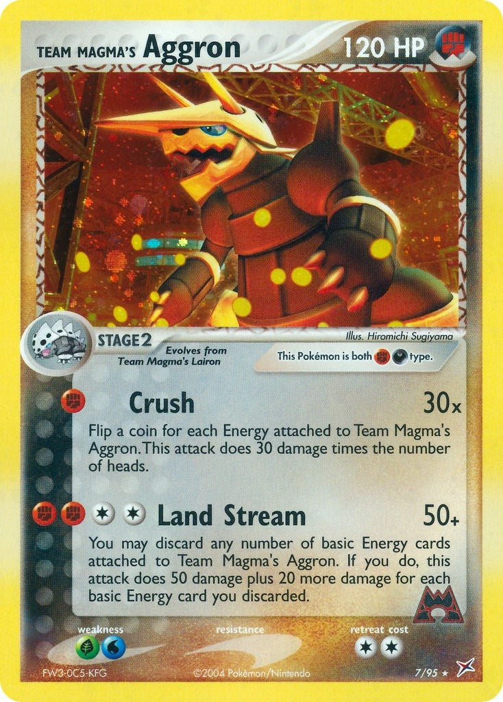 Image for Team Magma's Aggron (Team Magma vs Team Aqua) (7/95) - Pokemon
