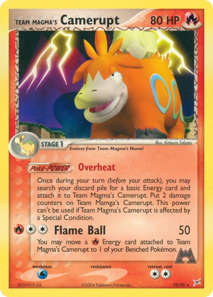 Image for Team Magma's Camerupt (Team Magma vs Team Aqua) (19/95) - Pokemon