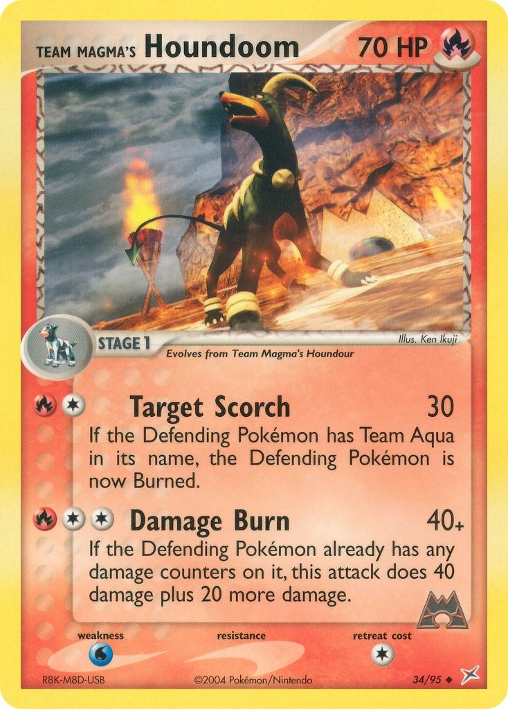 Image for Team Magma's Houndoom (Team Magma vs Team Aqua) (34/95) - Pokemon