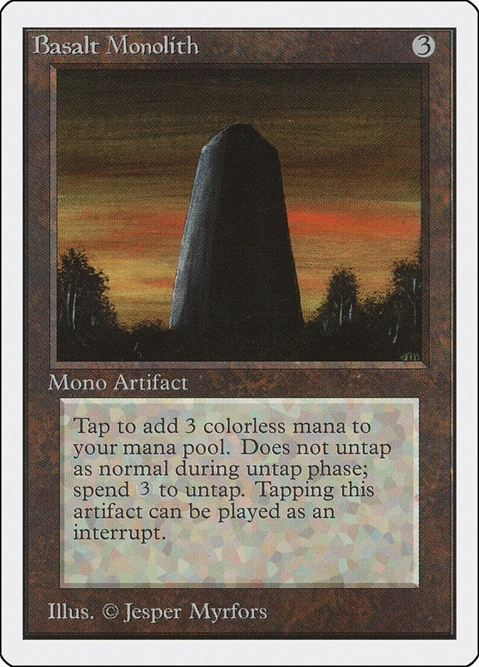 Image for Basalt Monolith (Unlimited Edition) - Magic: The Gathering