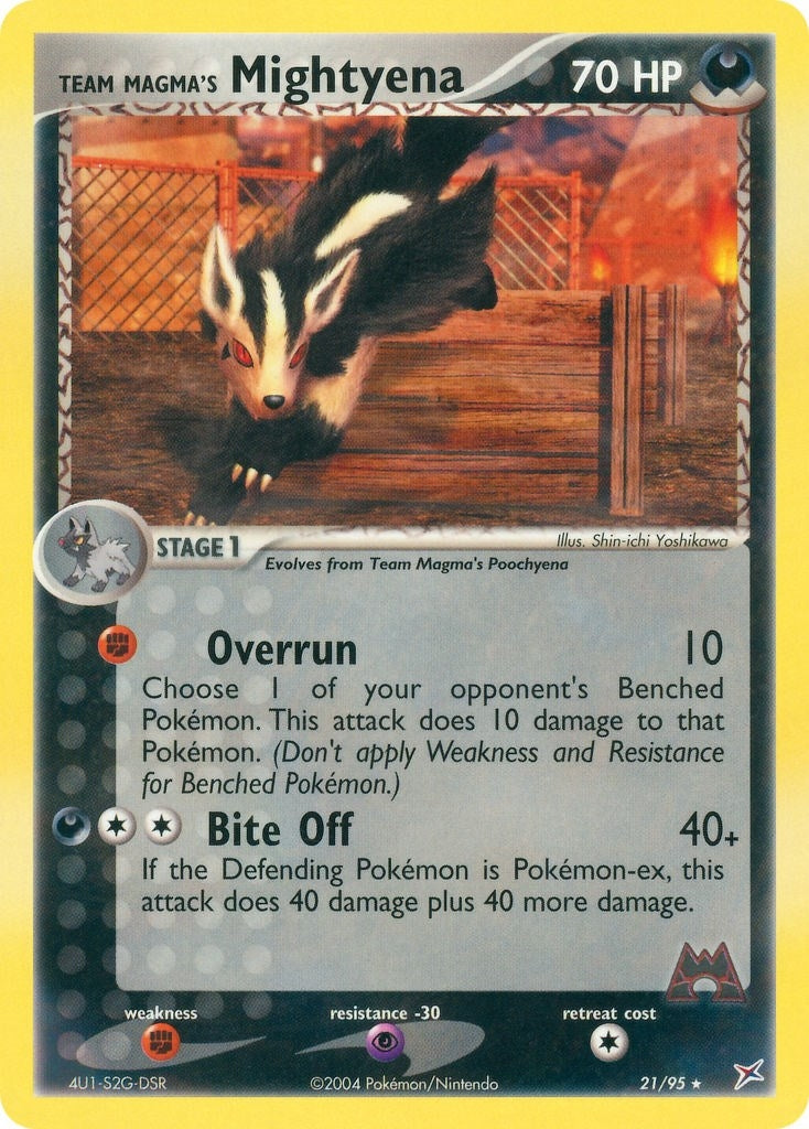 Image for Team Magma's Mightyena (Team Magma vs Team Aqua) (21/95) - Pokemon