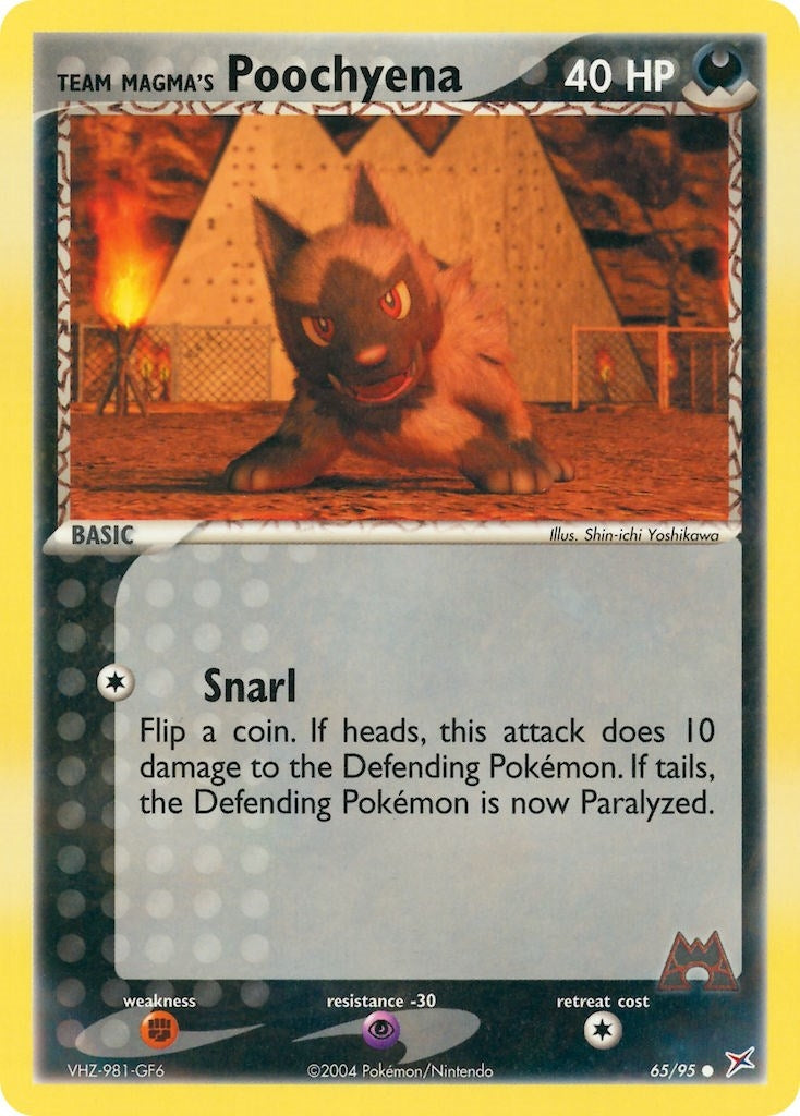 Image for Team Magma's Poochyena (Team Magma vs Team Aqua) (65/95) - Pokemon