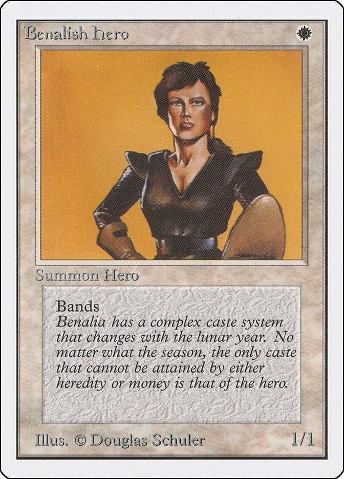 Image for Benalish Hero (Unlimited Edition) - Magic: The Gathering