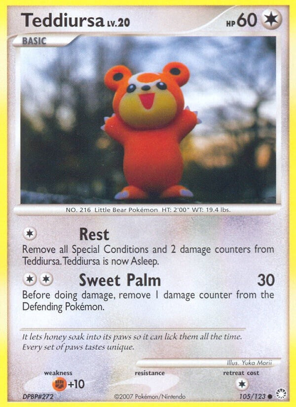 Image for Teddiursa (Mysterious Treasures) (105/123) - Pokemon