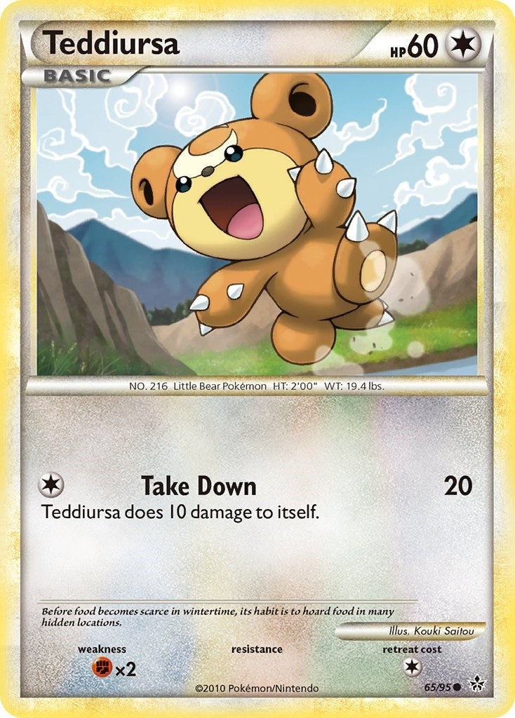 Image for Teddiursa (Unleashed) (65/95) - Pokemon