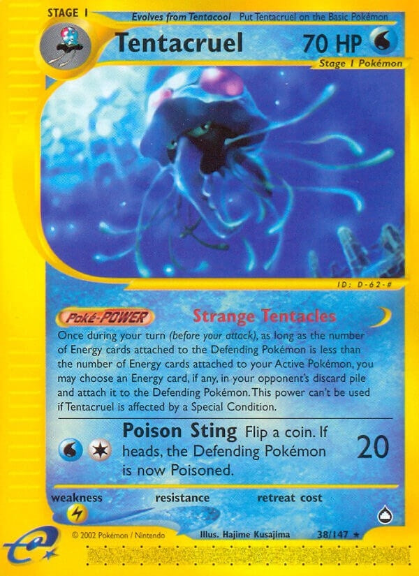 Image for Tentacruel (Aquapolis) (038/147) - Pokemon
