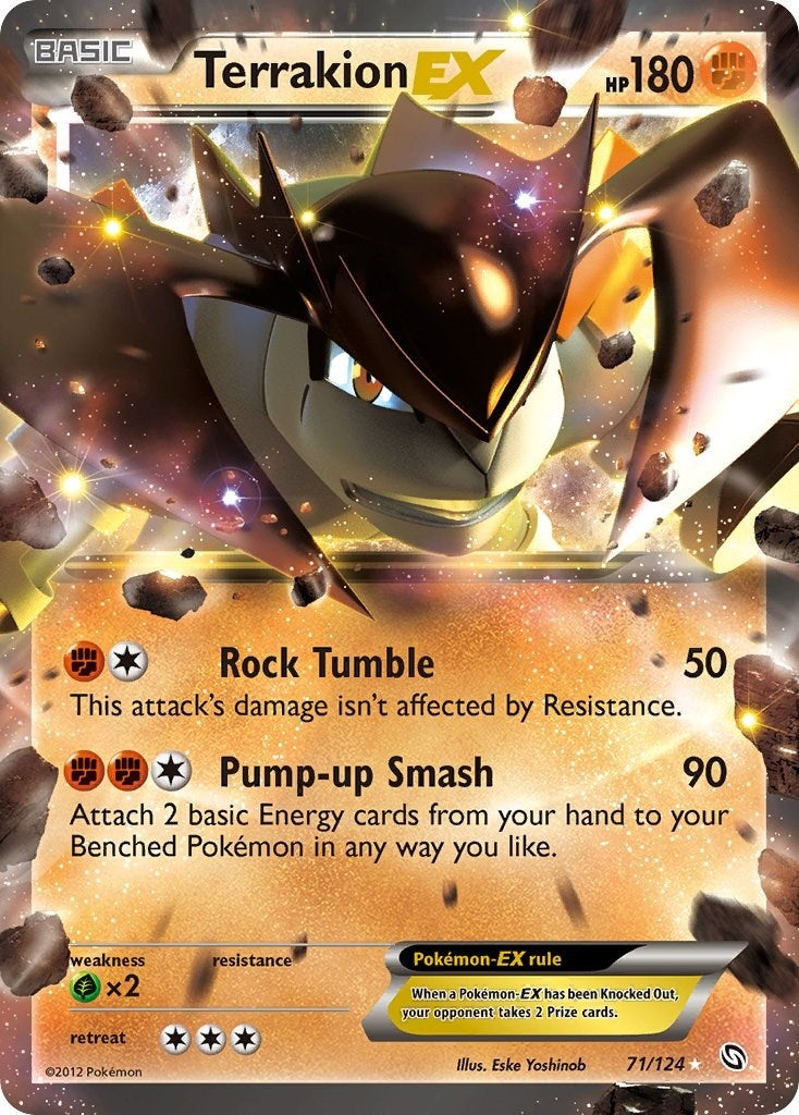 Image for Terrakion EX (Dragons Exalted) (71/124) - Pokemon