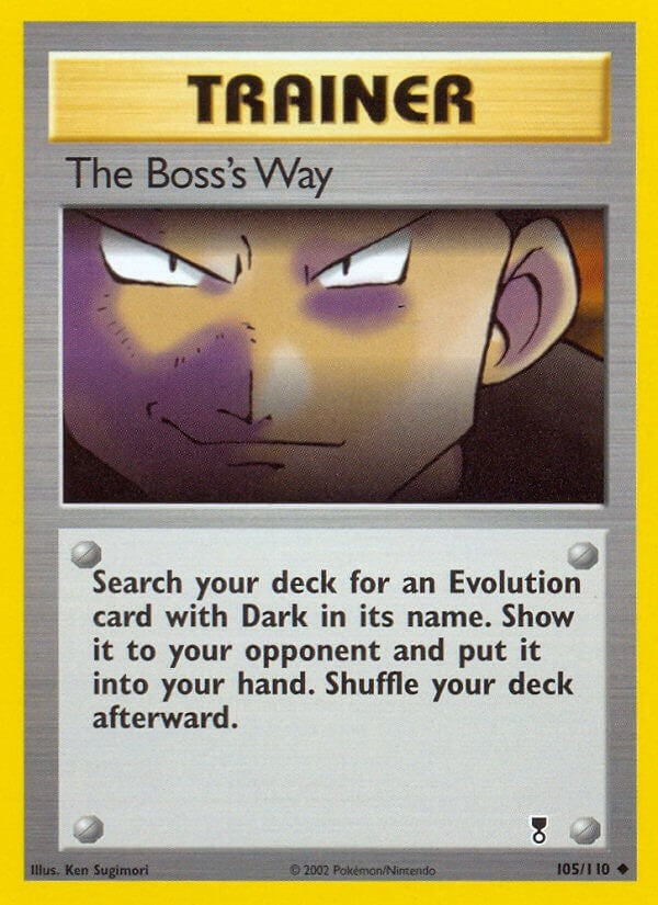 Image for The Boss's Way (Legendary Collection) (105/110) - Pokemon